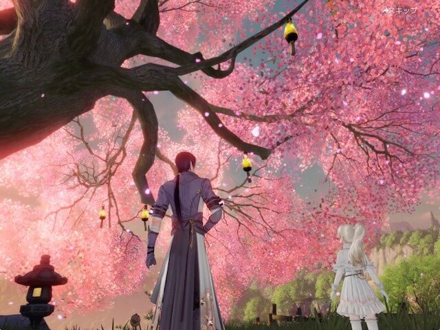 アズレア 桜の木